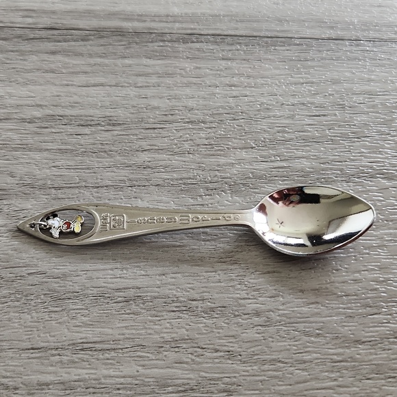 Disney Souvenoir mini Spoon w/ Mickey Charm & Disney Vintage Mickey Footed Mug! - Picture 4 of 10